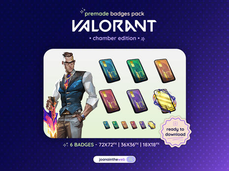 Premade Badge Valorant Chamber